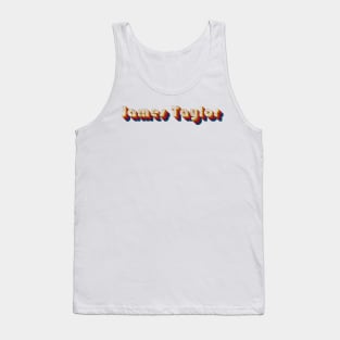 retro vintage James Taylor Tank Top